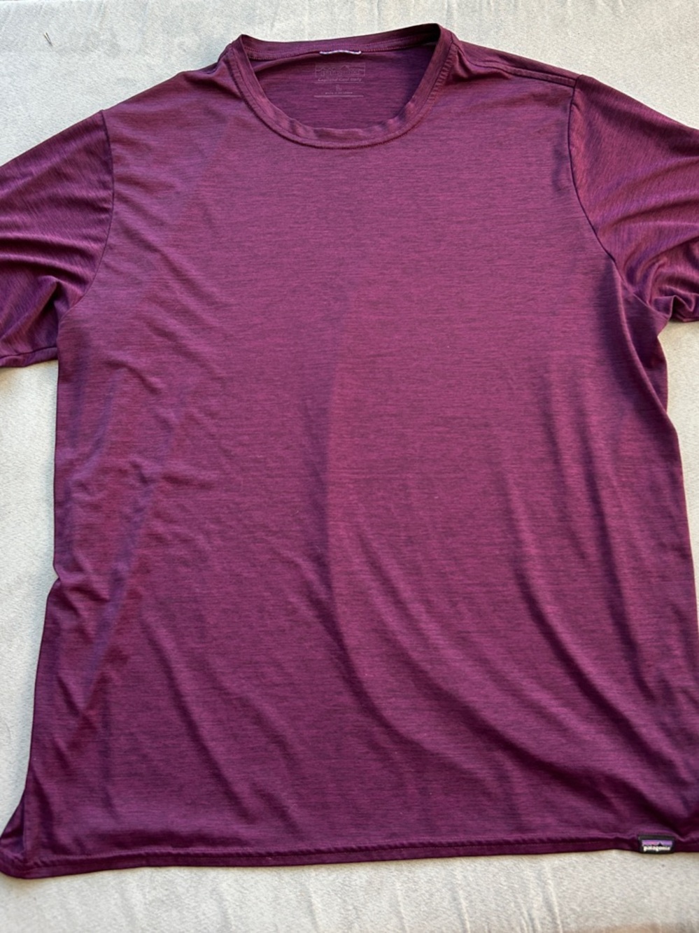 Patagonia Crew Neck T-Shirt in Burgundy